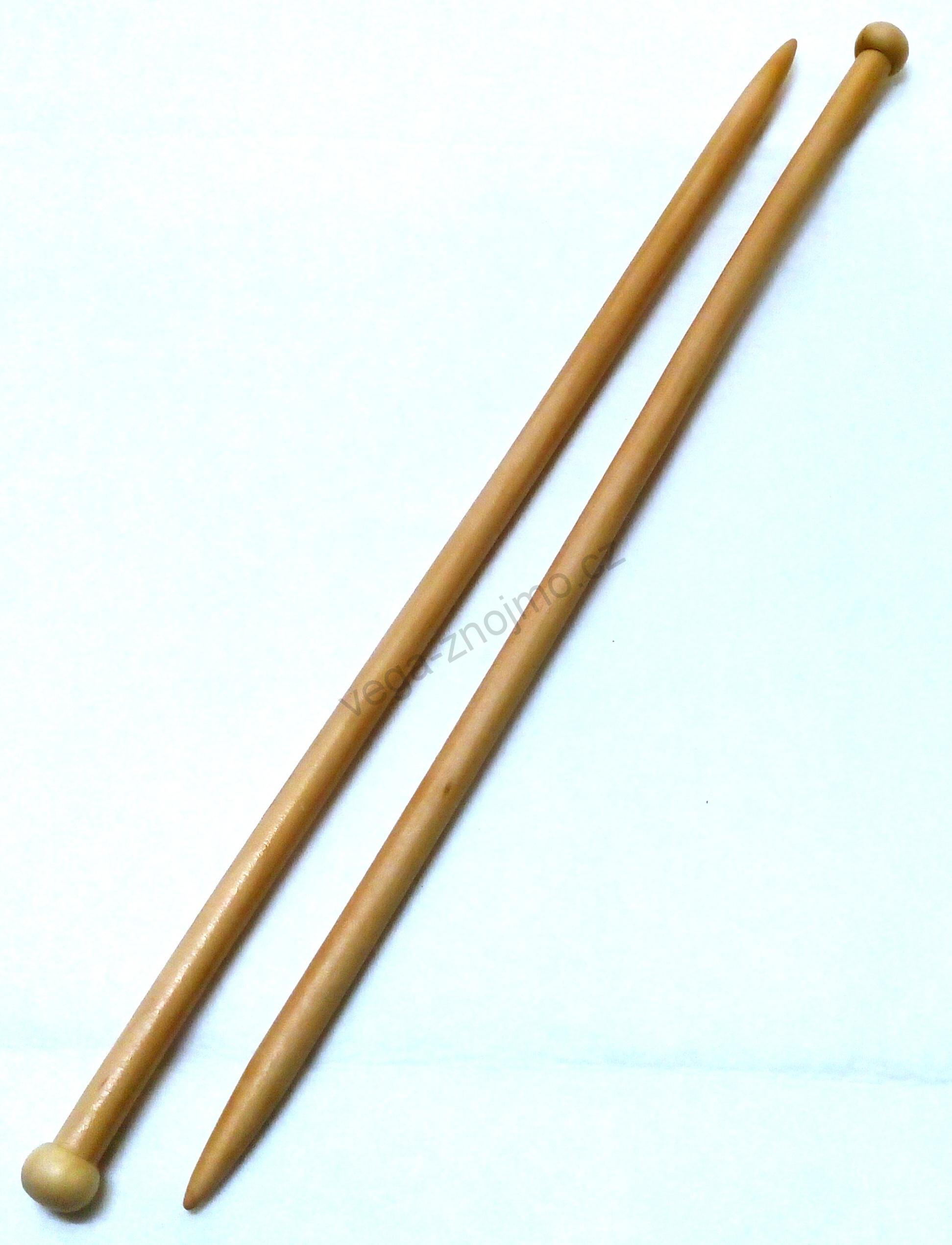 Jehlice dlouhé 35 cm, Dřevo, vel. 4,5