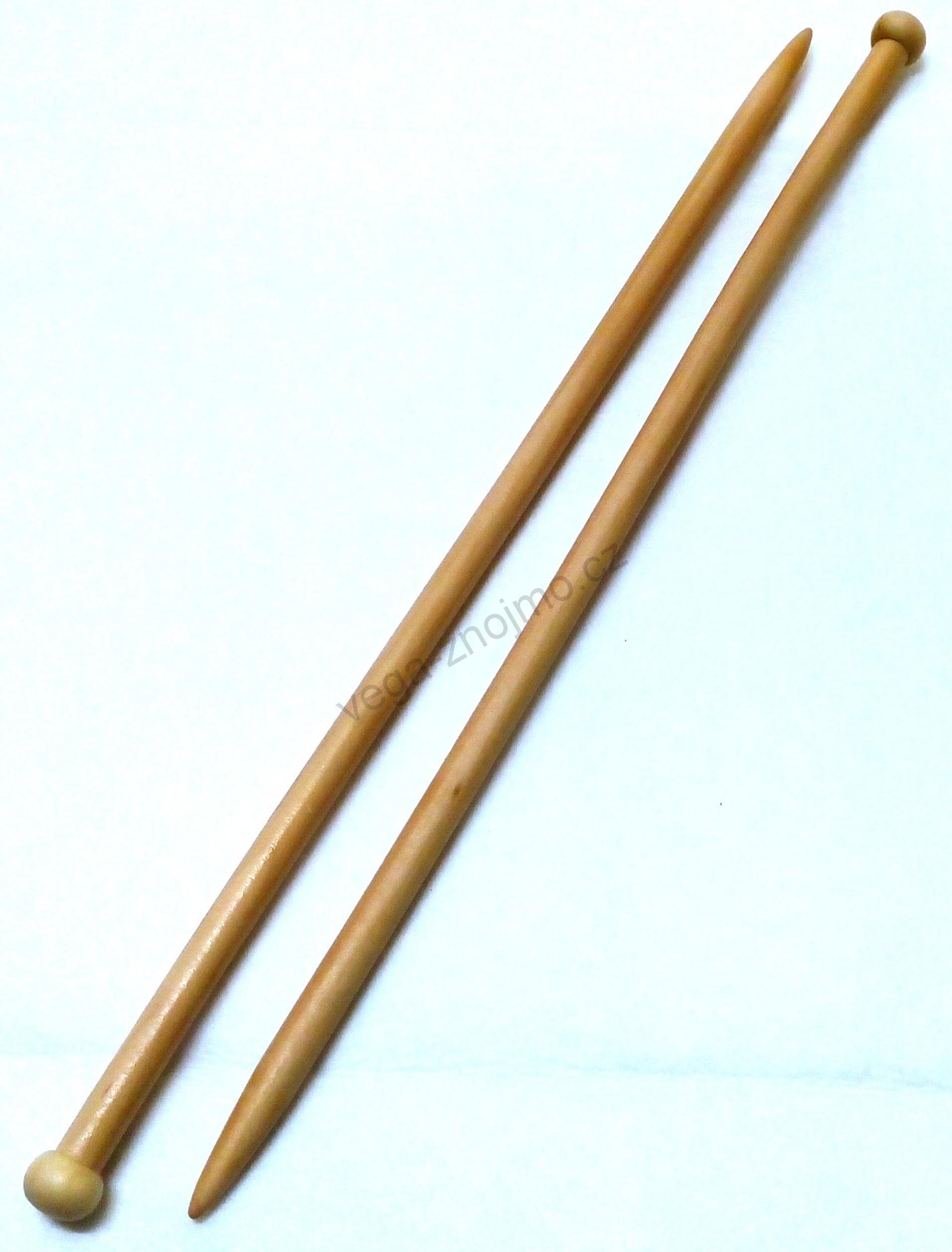 Jehlice dlouhé 35 cm, Dřevo, vel. 5