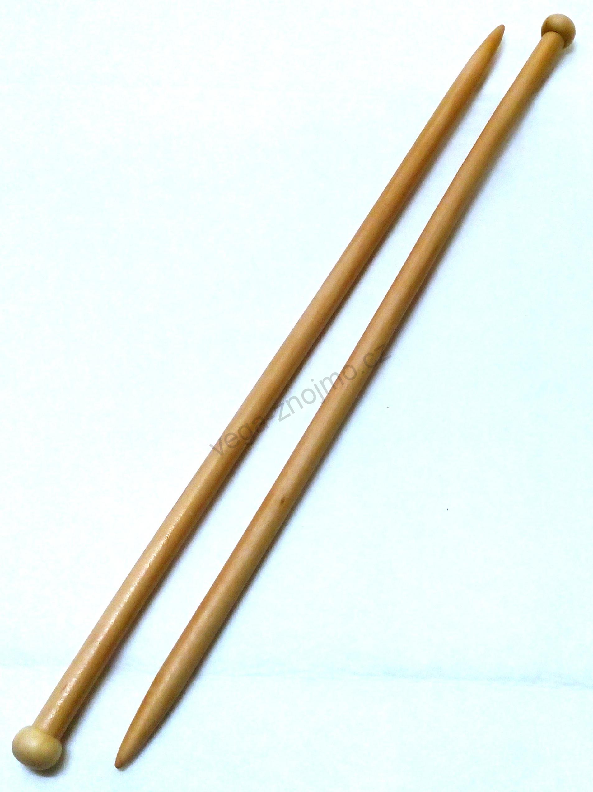 Jehlice dlouhé 35 cm, Dřevo, vel. 20