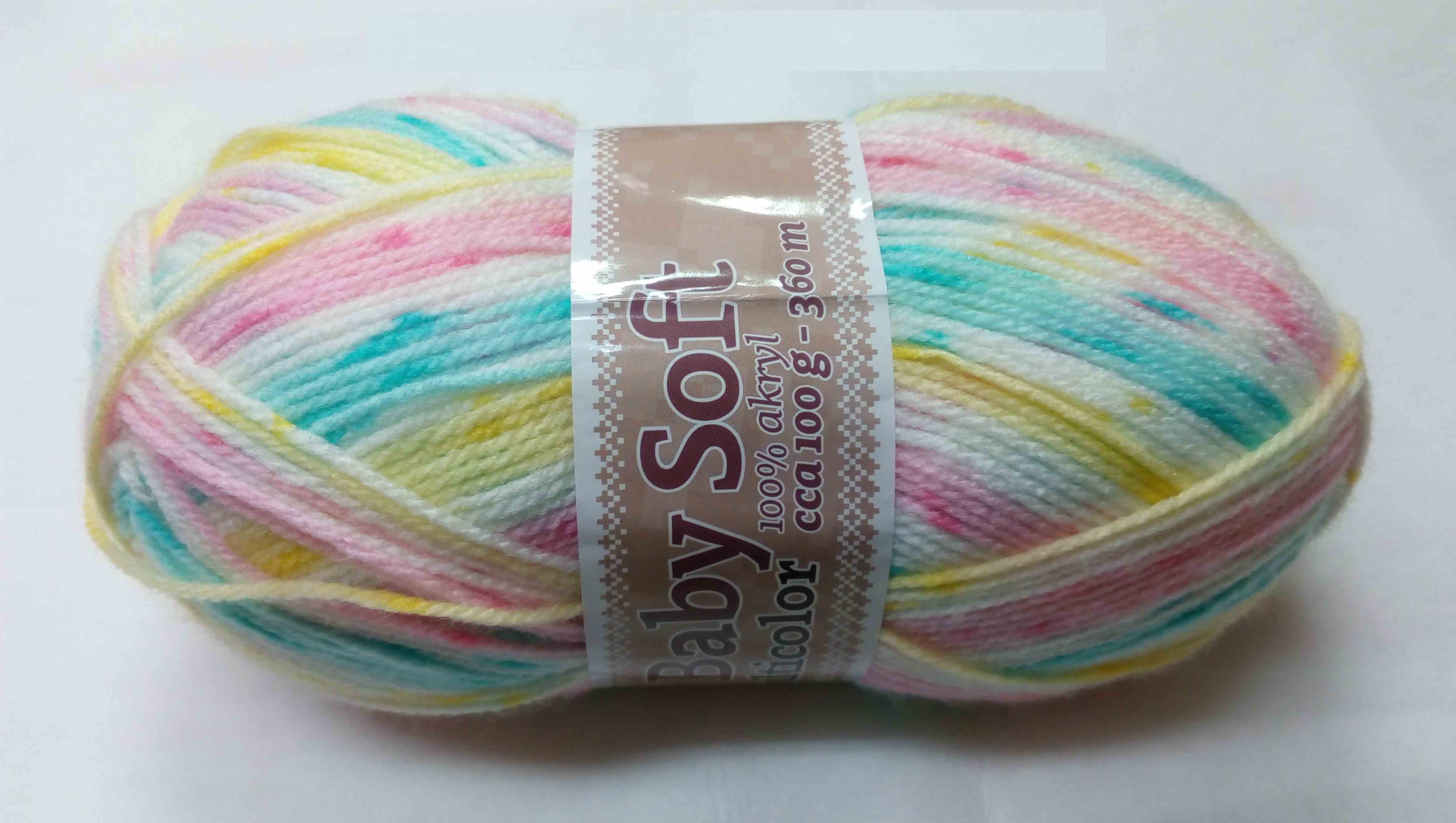 Baby Soft Multicolor - Pletací příze