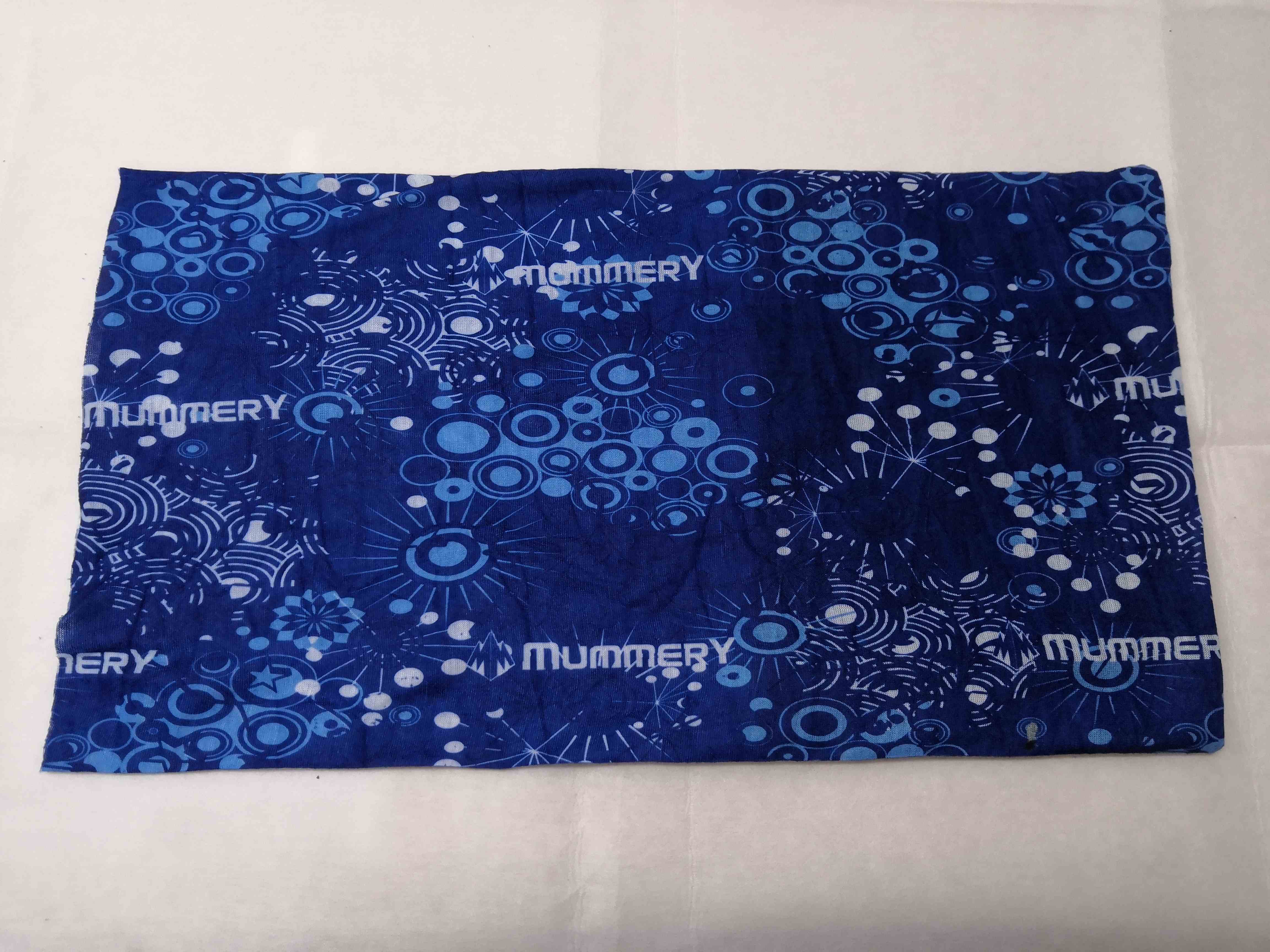 Multifunkční šátek Tunel s fleecem modrý