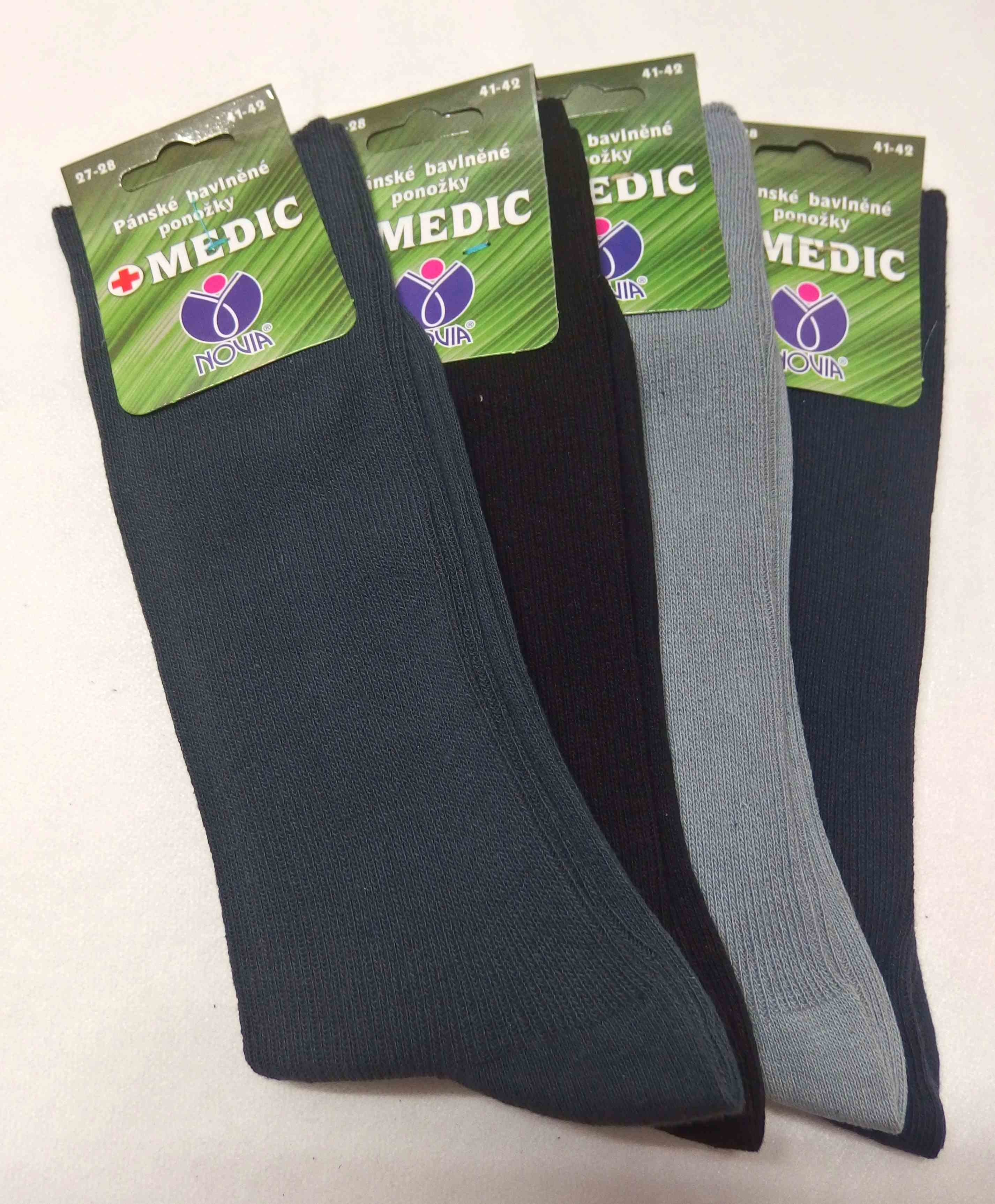 Ponožky zdravotní 100% Bavlna MEDIC